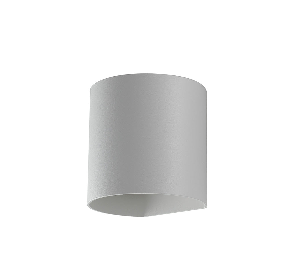 Applique per esterno in alluminio goffrato bianco o nero IP54 led integrato con regolazione luce 3000-4000°k 2x3,5W 840 lumen GOLF Applique per esterno in alluminio goffrato bianco o nero IP54 led integrato con regolazione luce 3000-4000°k 2x3,5W 840 lumen GOLF